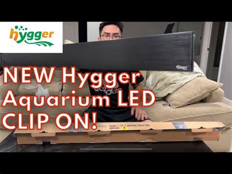 New Hygger Clip On Aquarium Led Unboxing Youtube