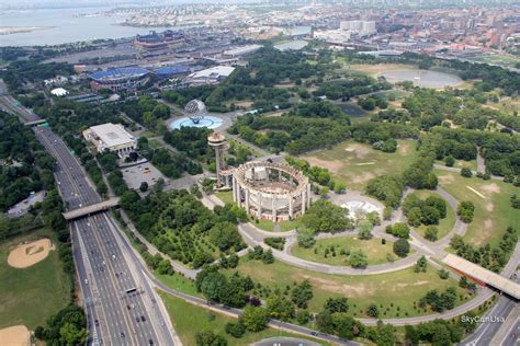 Flushing Meadows Park Aerial