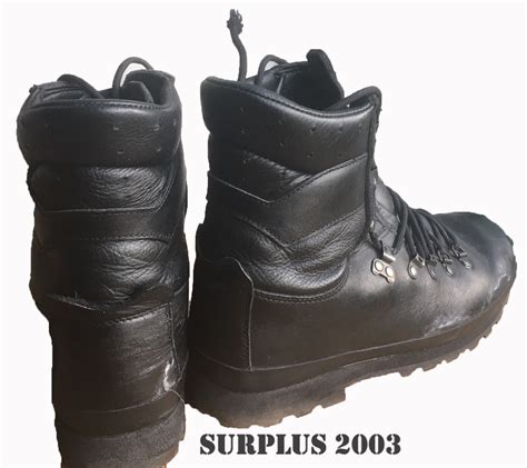 British Army Altberg Defenders Combat Boots Black Leather Male Ebay