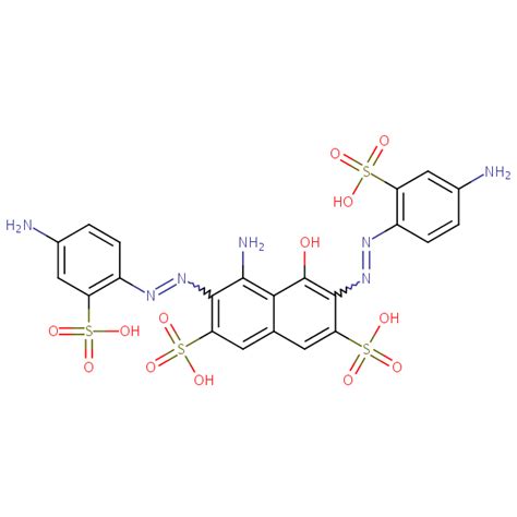 2 7 Naphthalenedisulfonic Acid 4 Amino 3 6 Bis 4 Amino 2 Sulfophenyl