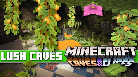 Minecraft ⚒️ Snapshot 21w10a Lush Caves Are Here Mossazalea 1