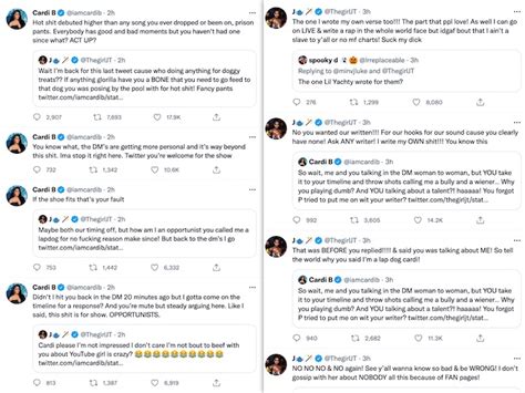 Cardi B And Jt Blast Each Other On Twitter Everything About Their Beef