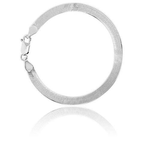 Bracelet Maille Miroir En Argent Massif Ocarat