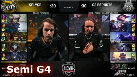 Splyce Vs G Esports Game Semi Final S Eu Lcs Spring Spy Vs