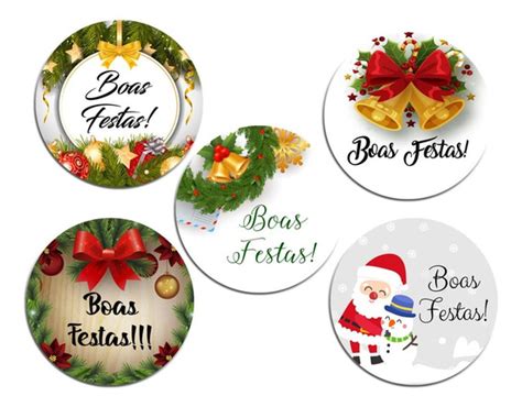 Etiqueta De Boas Festas Mercadolivre