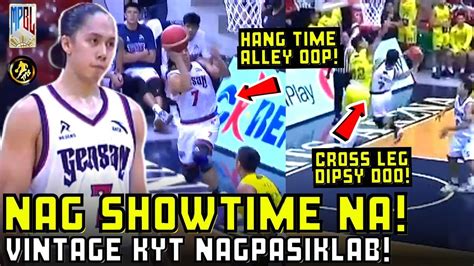 Wow Vintage Kyt Jimenez Showtime Mode Na Nag Improve Ang Court