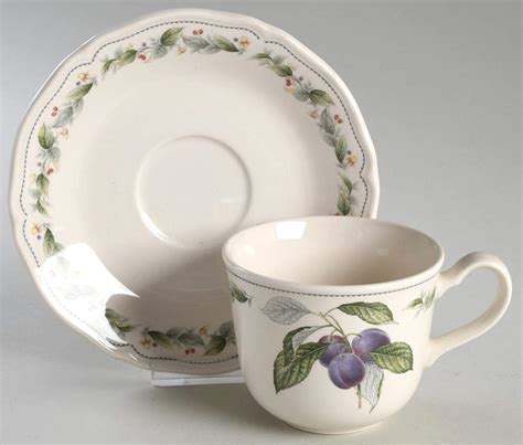 Harvest Treasure Flat Cup Saucer Set By Noritake Replacements Ltd