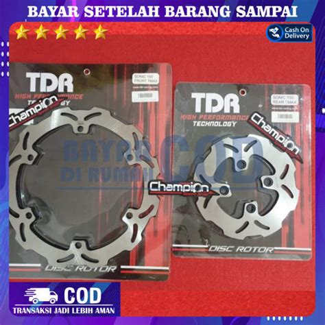 Disc Brake Piringan Cakram Depan Belakang TDR Honda Sonic 150 Lazada