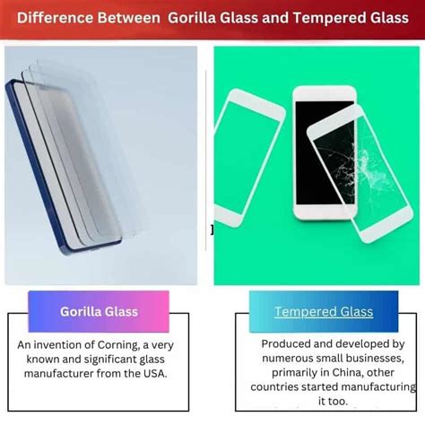 Gorilla Glass Vs Tempered Glass Difference And Comparison