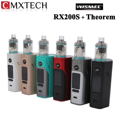 Wismec Reuleaux RX200S TC 200W Box Mod Vape OLED Theorem Electronic