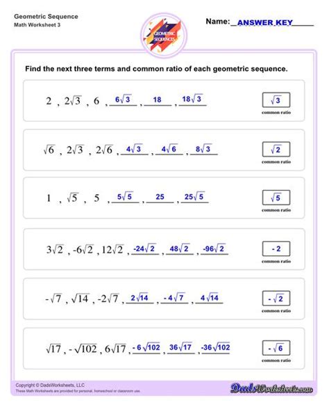 Geometric Sequences