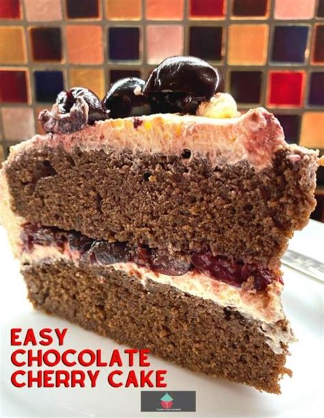 Easy Chocolate Cherry Cake Lovefoodies