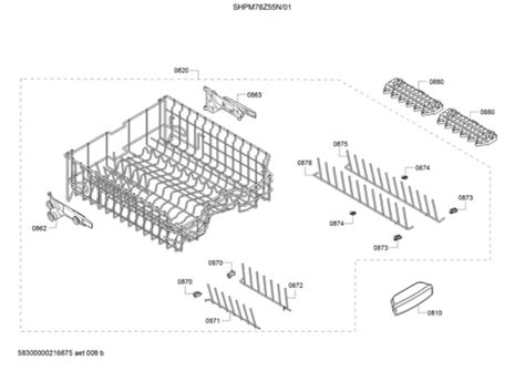 Bosch SHPM78Z55N/01 Dishwasher | Partswarehouse