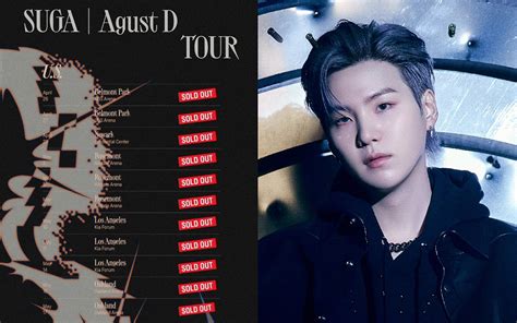 BTS SUGA S First Solo World Tour Sells Out In Minutes After Fan