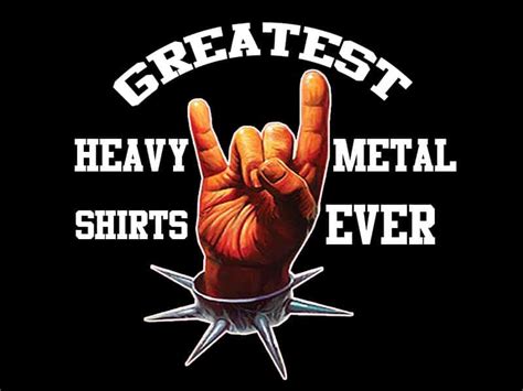 What Are The Greatest Heavy Metal T Shirts Of All Time T Shirt Time