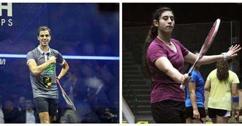 Egyptian Icons Ali Farag Nour El Sherbini Crowned World Squash