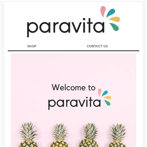 Paravita Latest Emails Sales Deals