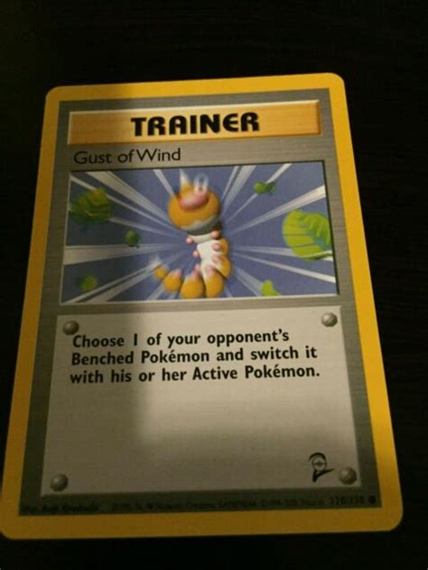 Pokemon TCG Gust Of Wind 120 130 Common NM MINT EBay