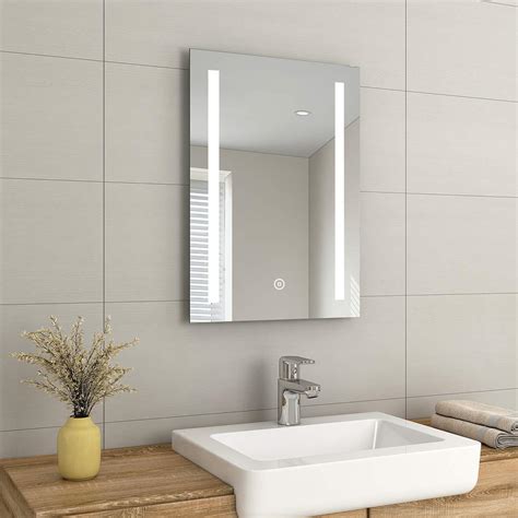 Buy Emke X Mm Illuminated Led Bathroom Mirror Led Mirrors Light