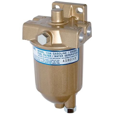 Filtro Separatore Gasolio Acqua 110A Series Parker Hannifin Per