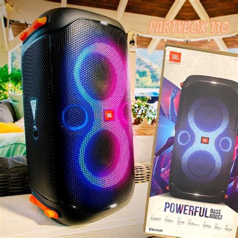 Caixa De Som Port Til Bluetooth Partybox Jbl Bivolt Cor Preto V