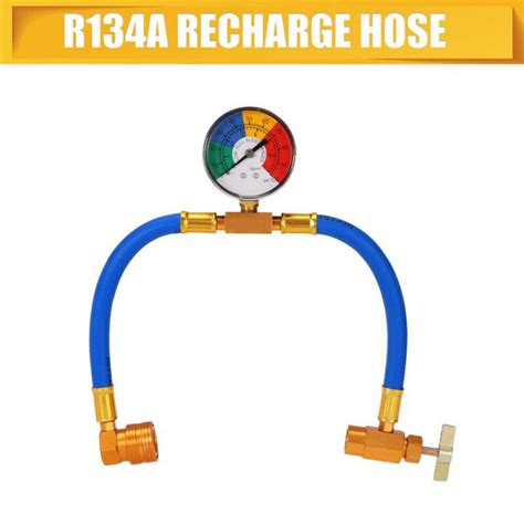 Refrigerant Charging Hose With Pressure Gauge R Grandado