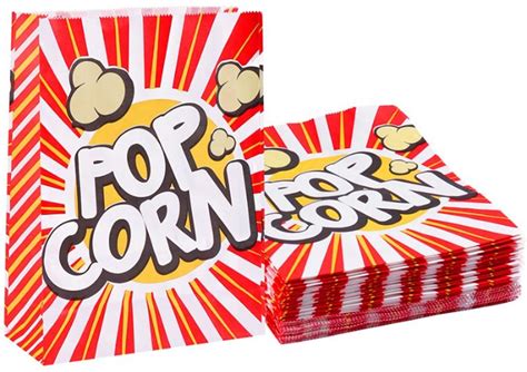 X Popcorn Zakjes Uitdeelzakjes Popcornzak Snoepzak Bol