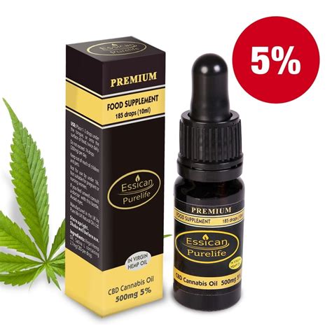 Olejek CBD Pure Life Premium 500mg 10ml 5 Olejki CBD PREMIUM 10ml