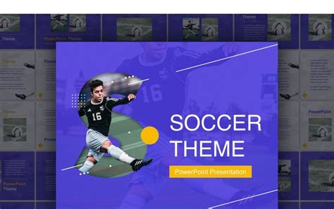 Soccer PowerPoint template #96700 - TemplateMonster