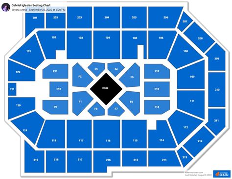 Toyota Arena Seating Chart RateYourSeats