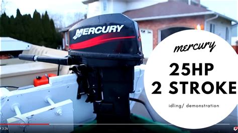 Mercury Hp Stroke Outboard Running Idle Test Does It Sound