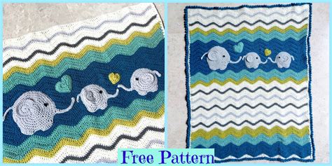 Free Crochet Pattern For Baby Ripple Blanket at Jennifer Dryden blog