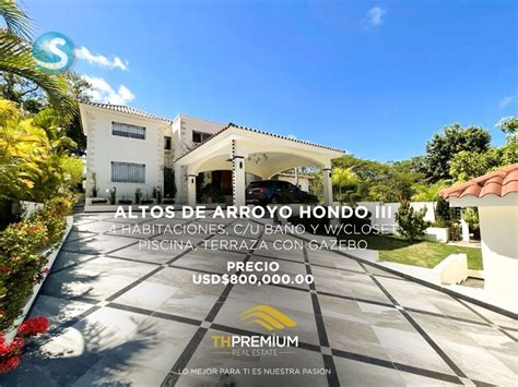 Casa En Venta Altos De Arroyo Hondo Iii Supercasas