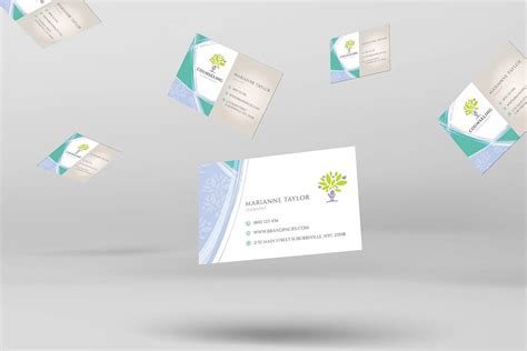 Therapist Business Card Templates | EmetOnlineBlog