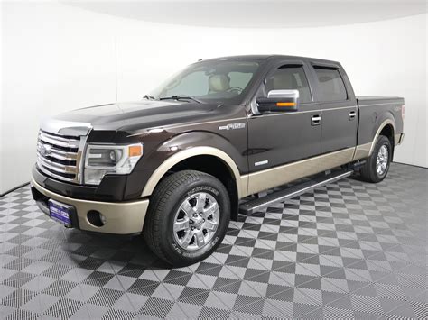 Pre Owned 2013 Ford F 150 4wd Supercrew 157 Lariat Crew Cab Pickup In Savoy F19349a Drive217