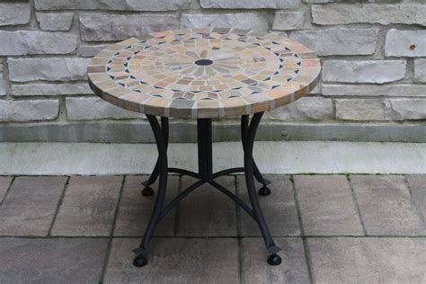 Outdoor Mosaic Stone Tables For Porches Patios Gardens And Decks