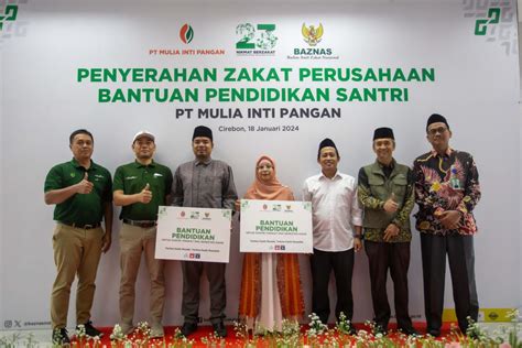 PT Mulia Inti Pangan Salurkan Zakat Dalam Program Bantuan Pendidikan