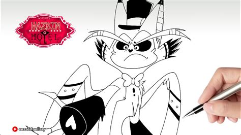 How To Draw Husk Hazbin Hotel Youtube