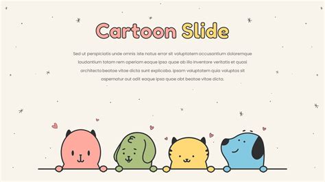 Cute Cartoon Powerpoint Presentation Template Slidekit