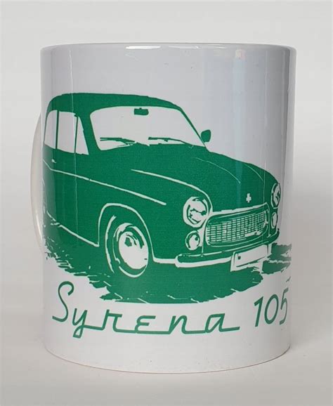 Kubek Ceramiczny Prl Kultowe Auto Prezent Syrena Kolekcja 330ml Inna