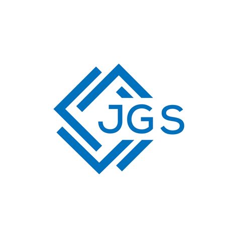 Jgs Letter Logo Design On White Background Jgs Creative Circle Letter