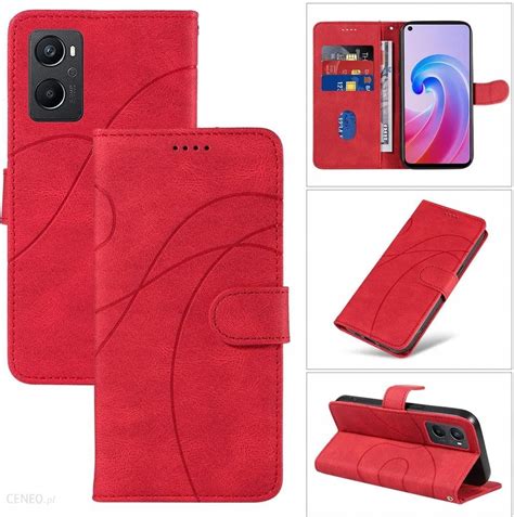 Saturcase Etui Pokrowiec Sk0Rzane Magnes Do Oppo A96 5G Etui Na