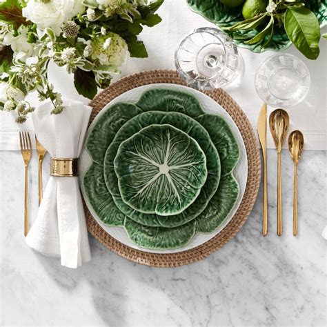 Bordallo Pinheiro Cabbage Bowls Set Of Williams Sonoma