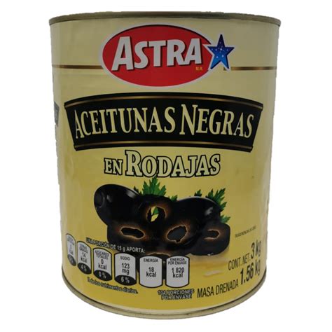 Aceituna Negra Astra 3 Kg – La Texana