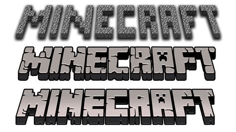 Minecraft Logo Black