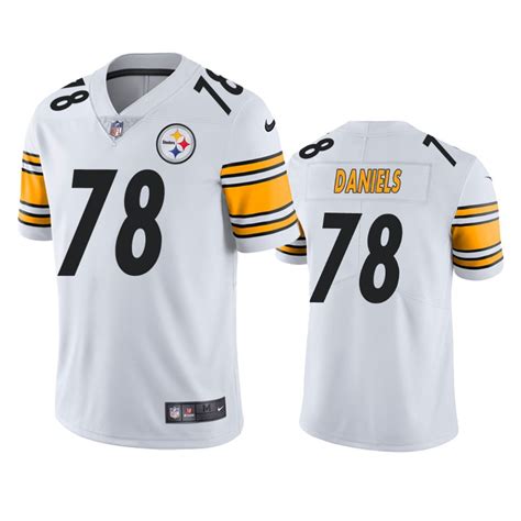 Pittsburgh Steelers James Daniels 78 White Vapor Limited Jersey - Bluefink