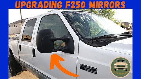 Upgraded Ford F250 Tow Mirrors Review And Install YouTube