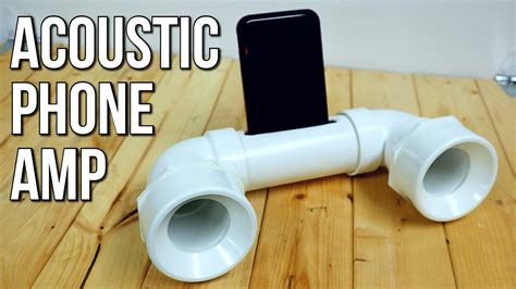 Pvc Acoustic Phone Amplifier Easy Diy Project And T Idea Youtube