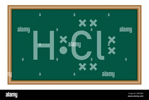 Lewis Electron Dot Structure For A Molecule Of Hydrogen Chloride HCl