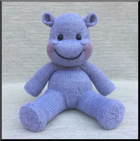 Baby Hippo Knitting Pattern By Rainebo Baby Hippo Animal Knitting